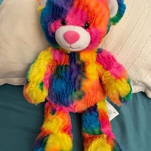 Build-A-Bear Rainbow Plush Bear